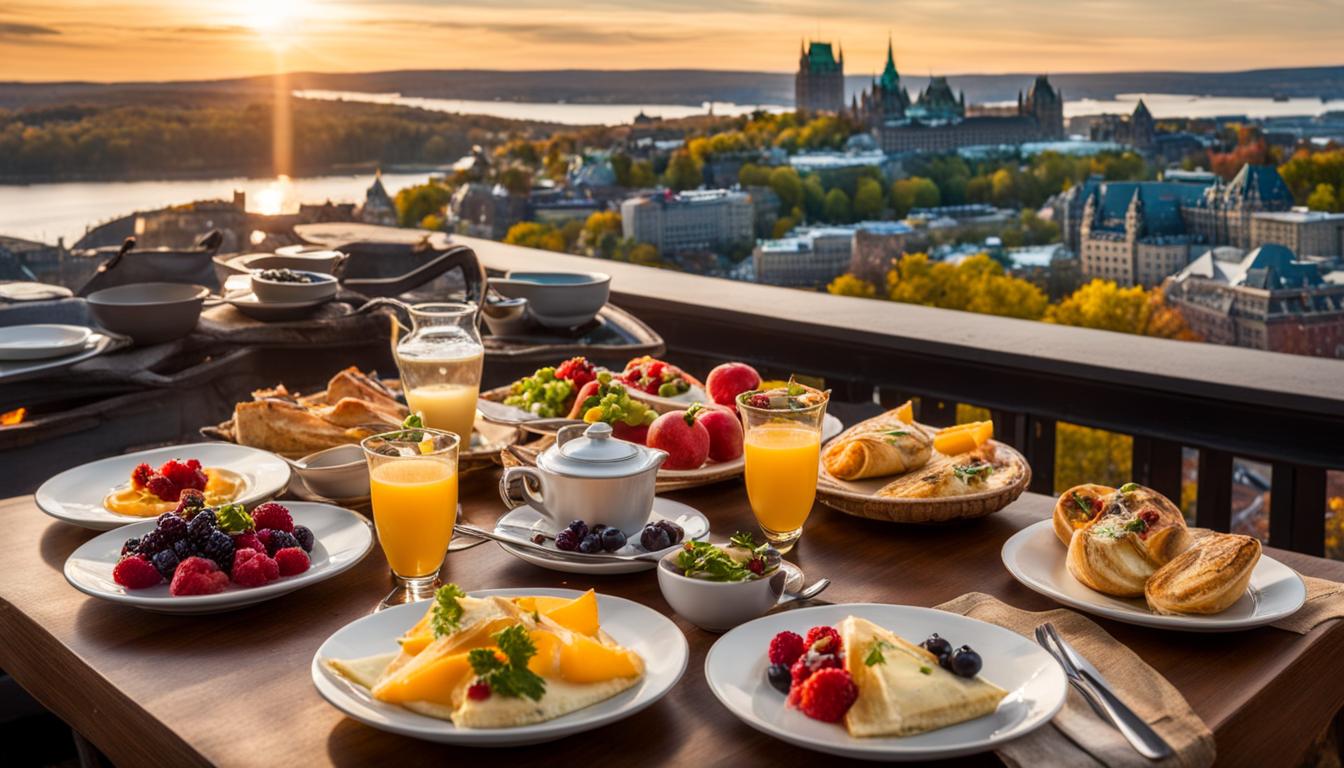 delicious brunch options in Quebec City